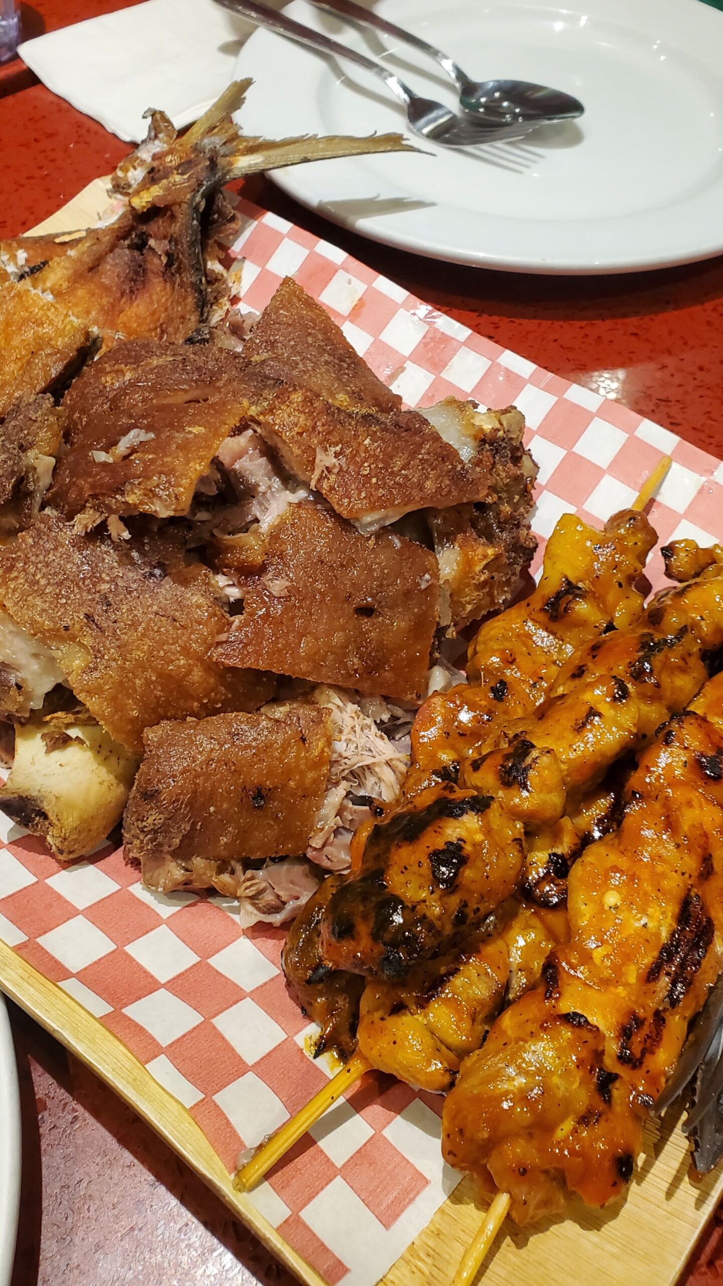 Dinaing na Bangus, Lechon and Pork BBQ