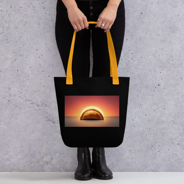 Tote bag- Black Empanada Sunrise - Image 2